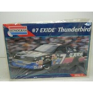 Monogram #7 Exide Thunderbird Model Kit #2450 1:24 Scale Open Box Complete